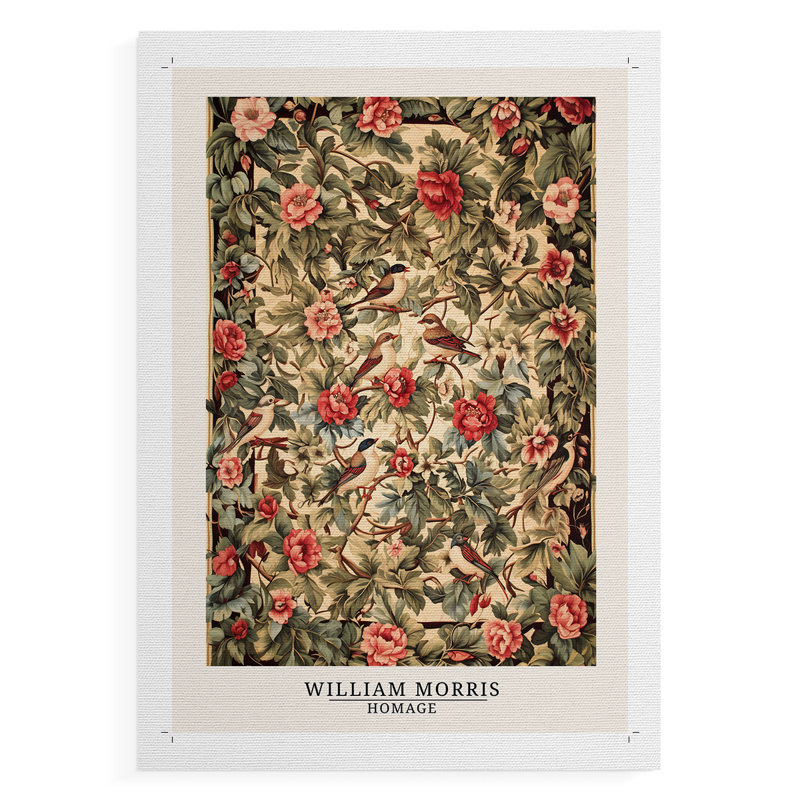 La série CCxxix de William Morris - impression sur toile seulement - non encadrée