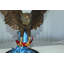 Statue en bronze Michelina Eagle attrapant sa proie - Taille: L 17 po x l 20 po x H 25 po.