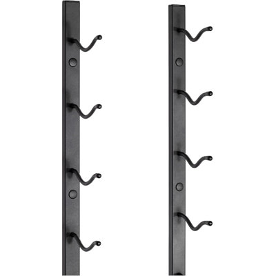 Premium Wall Mounted Metal Wine Rack - 12 Wine Bottles Holder - Modern Wine Rack, Matte Black - Space Saving For Home, Kitchen, Bar - Designed In Cana by Wrought Studio
