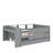 Versatile Twin-Sized Daybed With Drawers And A Pull-Out Trundle Bed, Storage Headboard, Side Tables, And A Built-In USB Charging Station-2037503666