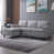 Light Grey Linen Blend