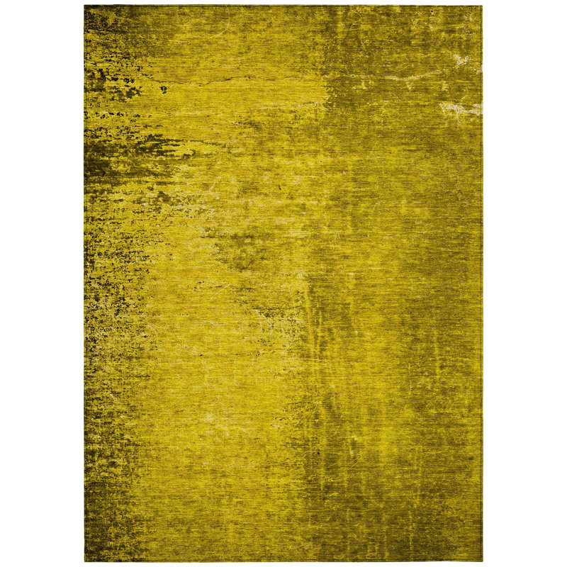 Tapis extérieur lavable antidérapant 3 pi x 5 pi doré
