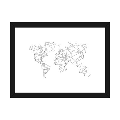 " Geometric World Map "