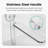 56"-60"W*70" H Semi-Frameless Double Sliding Shower Door, Bypass Shower Door, 1/4" (6Mm) Thick SGCC Tempered Glass Door-110270864