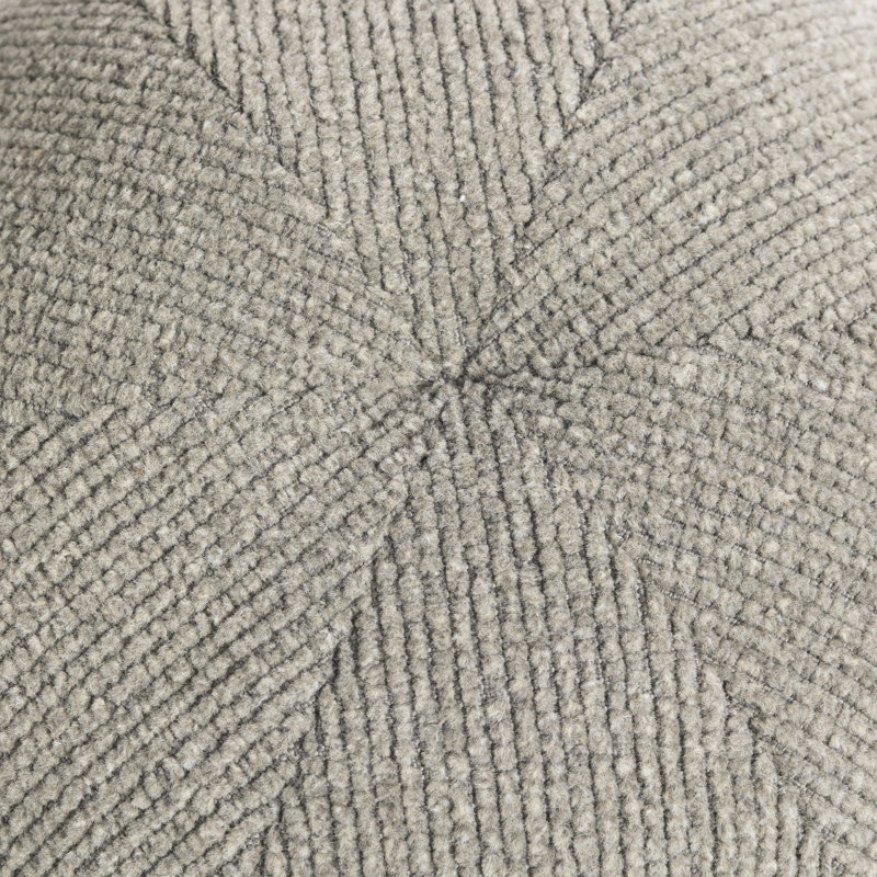 Roark Outdoor Pillow-Leto -Set of 2-12" diam, 10" diam, Grey