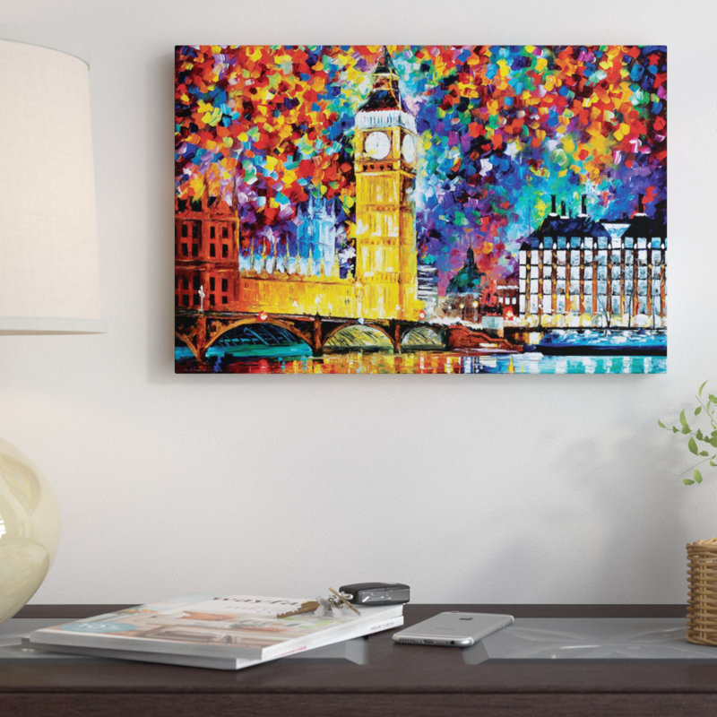« big ben london 2012 », reproduction d’art sur toile tendue, H 8 po x l 12 po x P 0,75 po