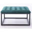 Ava 87cm Wide Velvet Tufted Square Footstool Ottoman-29313657