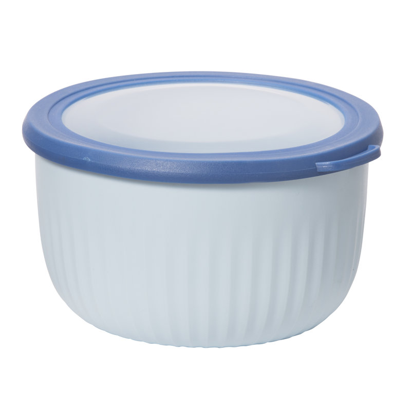 Bol de préparation en plastique Oggi, Bleu / Bleu foncé, 4 pte