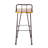 DENALI INDUSTIAL WOOD AND METAL BARSTOOL