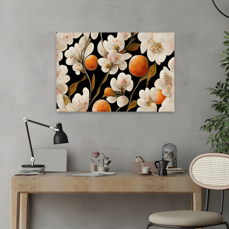 «Sans titre», impression d'art mural paysage abstrait, H 16 po x l 24 po