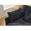 Canapé modulaire en L 108 po à assise profonde avec repose-pieds et coussins en forme de L 108 po-971638700