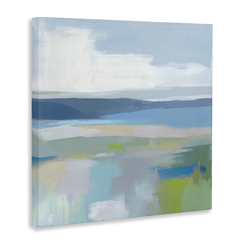 «Quiet Cove Impression Canvas» par Mona Grace, H 17 po x l 17 po