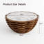 La table basse ronde, la table basse en forme de fleur, les plateaux de table en pierre avec des motifs de marbre uniques sont idéaux pour le salon, le bureau et le café - entièrement assemblés