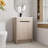 Jeliana 24'' Single Bathroom Vanity with Ceramic Top，2 Soft Close Doors and 1 Adjustable Shelf-1157815342