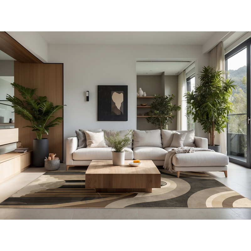 Tapis arc-en-ciel doux et moelleux Kamena, 4 x 2