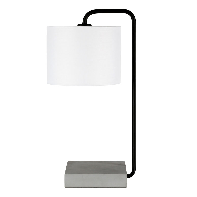 Lampe de table en bronze noirci / gris 22 po Roland
