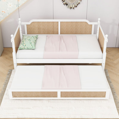 Wood Daybed with Trundle by Bayou Breeze