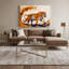 «Big Cats Golden Tiger», art mural sur toile beige-302524947