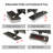 Macawley Adjustable U-Shaped Metal Base Standing Desk