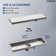 4.33" Linear Grid Shower Drain