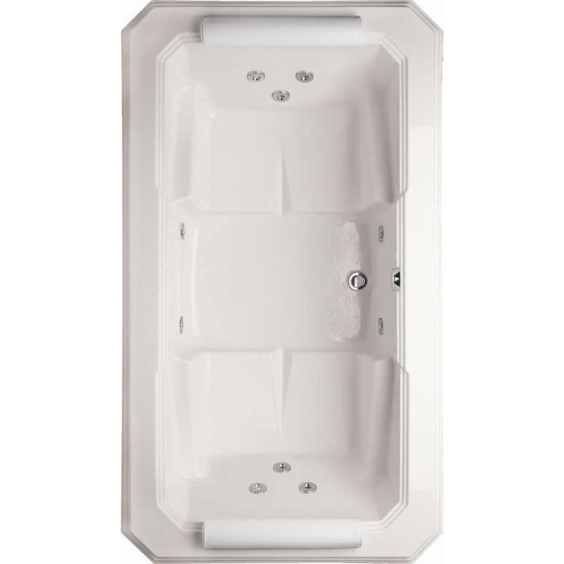 Mystique 78'' L Bathtub, White, White