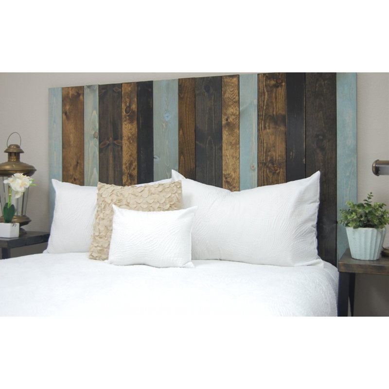 Solid Wood Panel Headboard, King