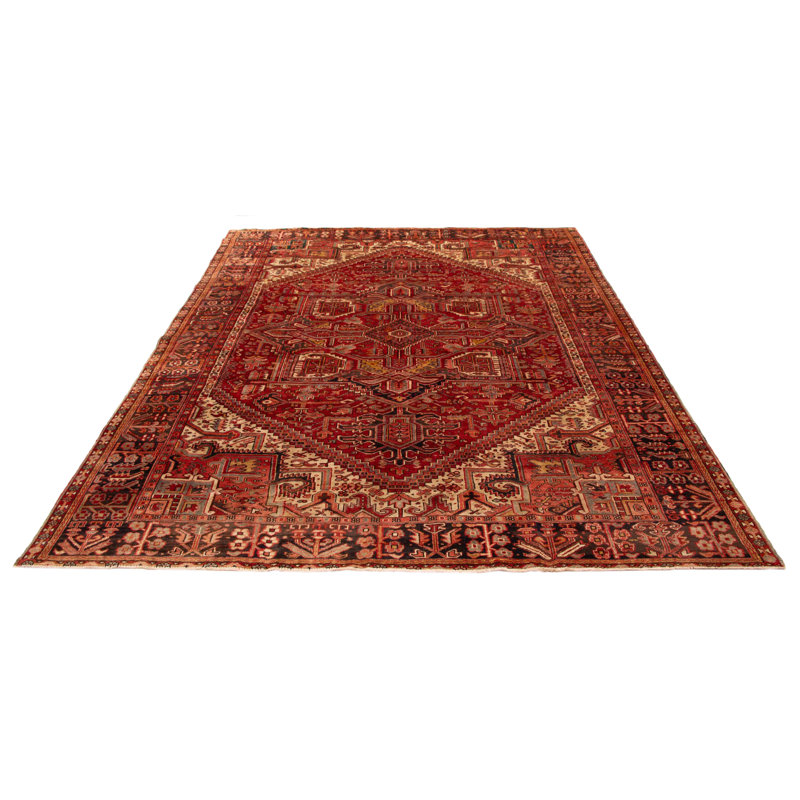 Tapis rouge unique 9 pi 10 po x 12 pi 6 po Sarabi