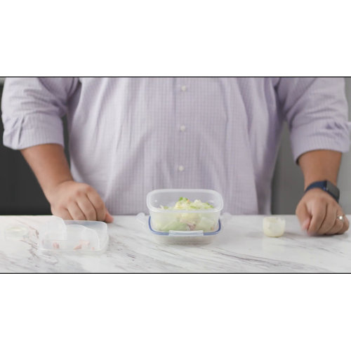 LocknLock On the Go Meals Salad Container Set, 6-Piece, Clear - On Sale -  Bed Bath & Beyond - 38922966