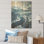 Pine Valley Winter Mountain Landscape IV - Paysage d'hiver sur bois
