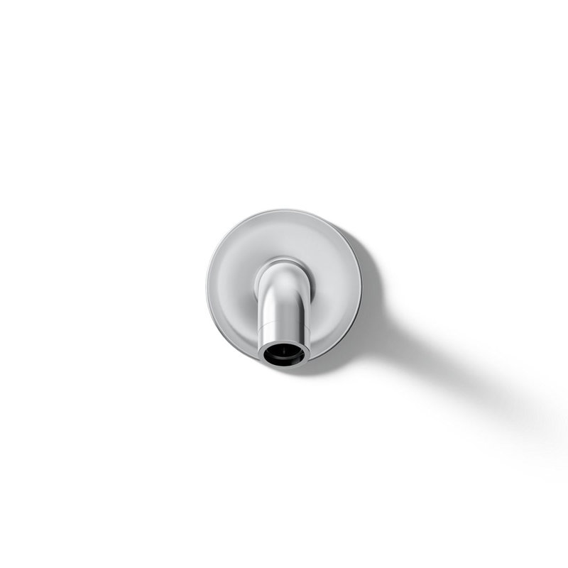 Purist® Wall-Mount Non-Diverter Bath Spout, 35-Degrees, Polished Chrome