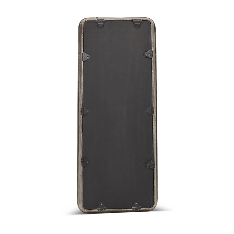 Vinod Wall Mirror, Vintage Silver