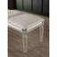 Banc classique classique 1pc avec pieds en acrylique et miroir en bois massif-1092344725