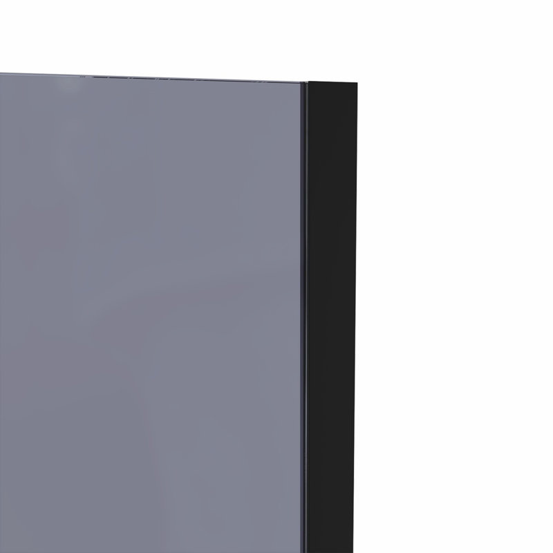 Walk In Shower Enclosure Wet Room Grey Glass Screen 1000mm & 900mm with 300mm Return Panel