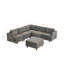 Canapé modulaire moderne, canapé convertible 6 places-2081429464