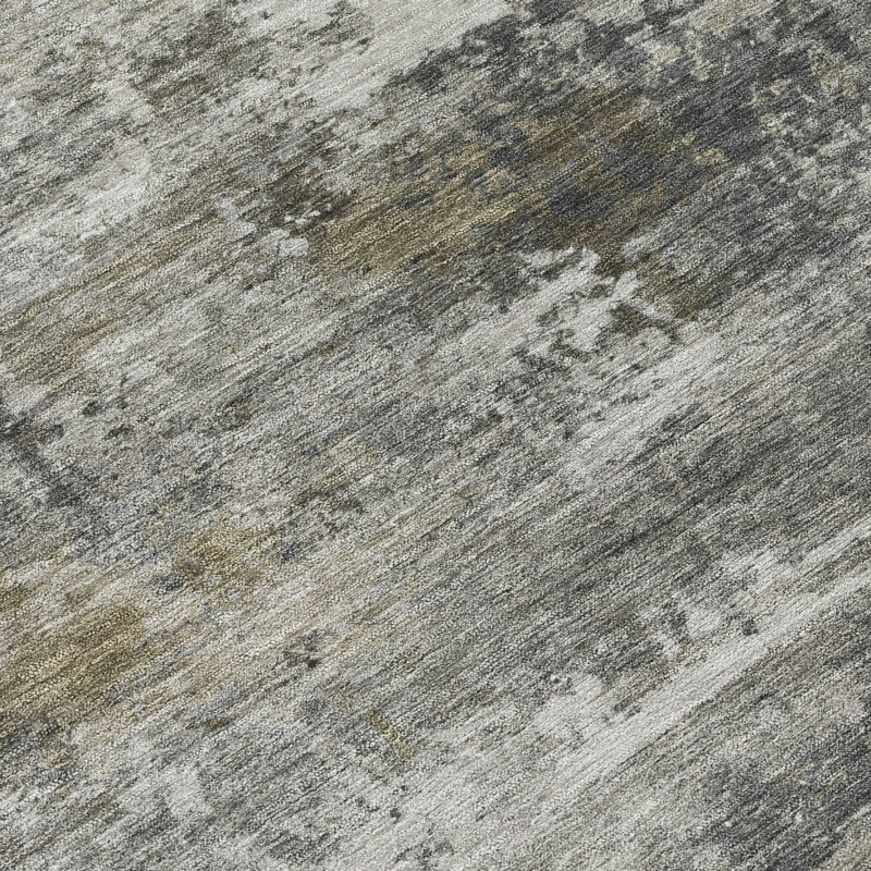 Machine Washable Indoor/Outdoor Wagenen ACN2368 Abstract Rug, Rectangle 2'6" x 3'10"