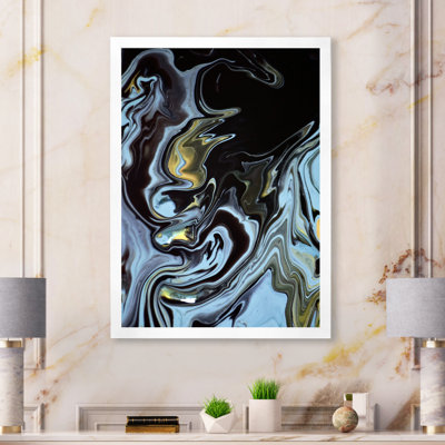 «Colorful Colorful Mixed Abstract Fluide», art mural moderne sur toile