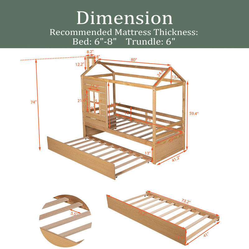 Touete Daybed, Natural