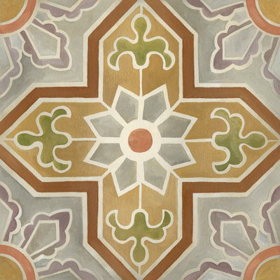 Villa Tile III by Chariklia Zarris - Wrapped Canvas Art Prints