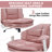 Criss Cross Legged Chenille Fabric Office Chair-1734460776