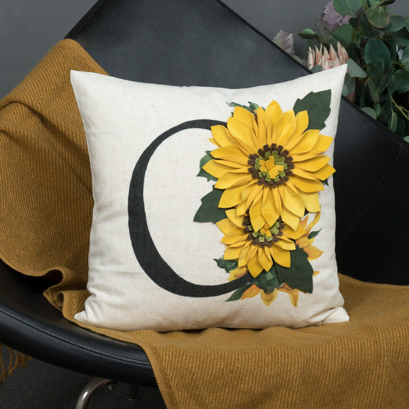 Appliqued Pillow Cover