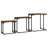 17 Stories Nesting Coffee Tables 3 Pcs Smoked Oak Engineered Wood-790407323