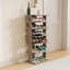 Versatile 7 Tier Shoe Storage Organizer With Hooks, Ideal For Entryway, Closet Or Mudroom, Easy To Assemble And Save Space