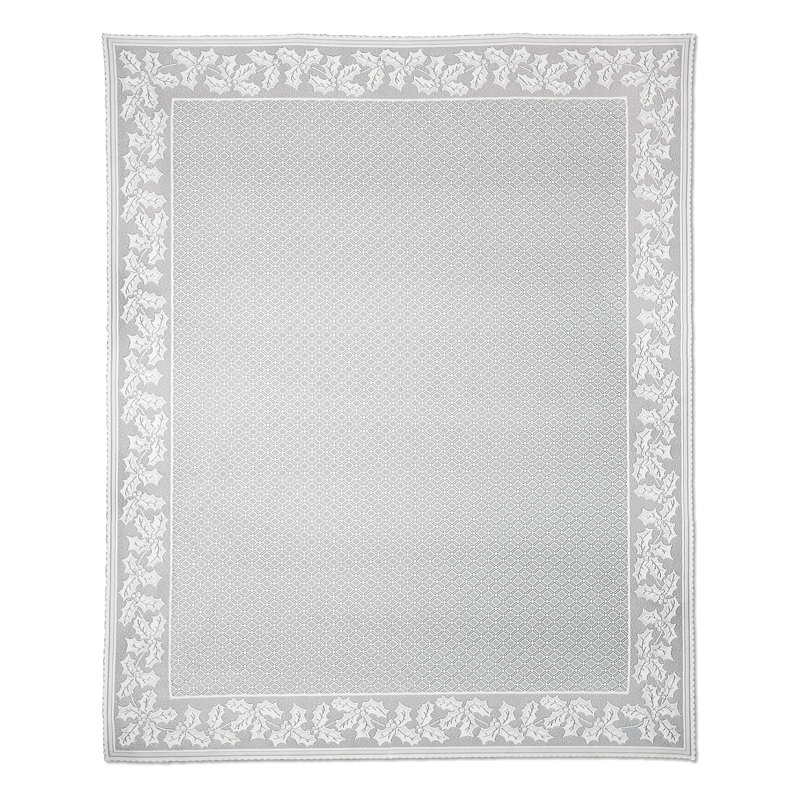 Steinberg Tablecloth, White, 108" L x 70" W