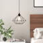 Freya 1 - Light Black Geometric Pendant