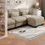 Canapés d'angle à compression, canapé modulaire moderne en chenille camel pour la maison
