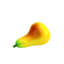 Decorative Hand Painted Wooden Pear