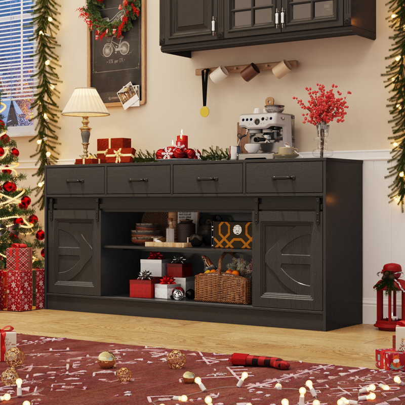 Buffet 70 po, Noir