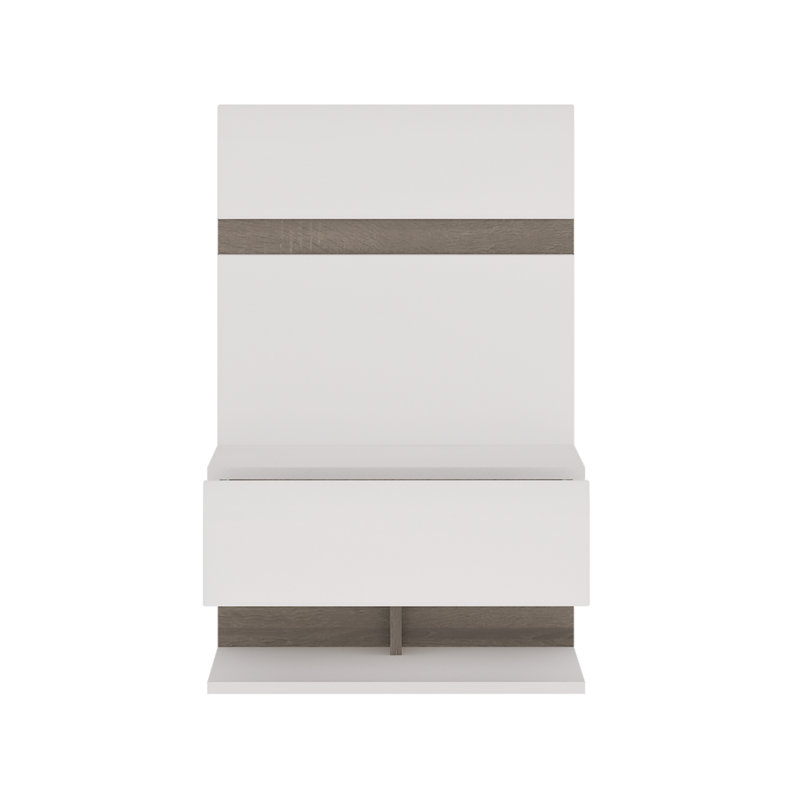 Lancaster 50cm W Manufactured Wood Bedside Table