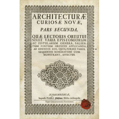 Embossed Bookplate by Vision Studio - Wrapped Canvas Print