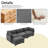 Redenius L-Shape Boucle Upholstered Sectional Sofa With Armrest-107084666